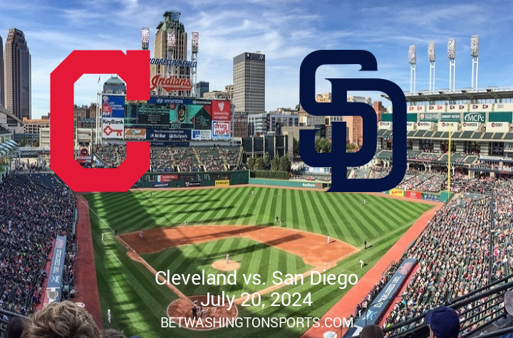 Matchup Preview: San Diego Padres Clash with Cleveland Guardians on July 20, 2024